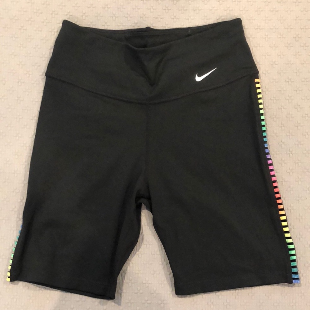 Nike rainbow ladder bike shorts